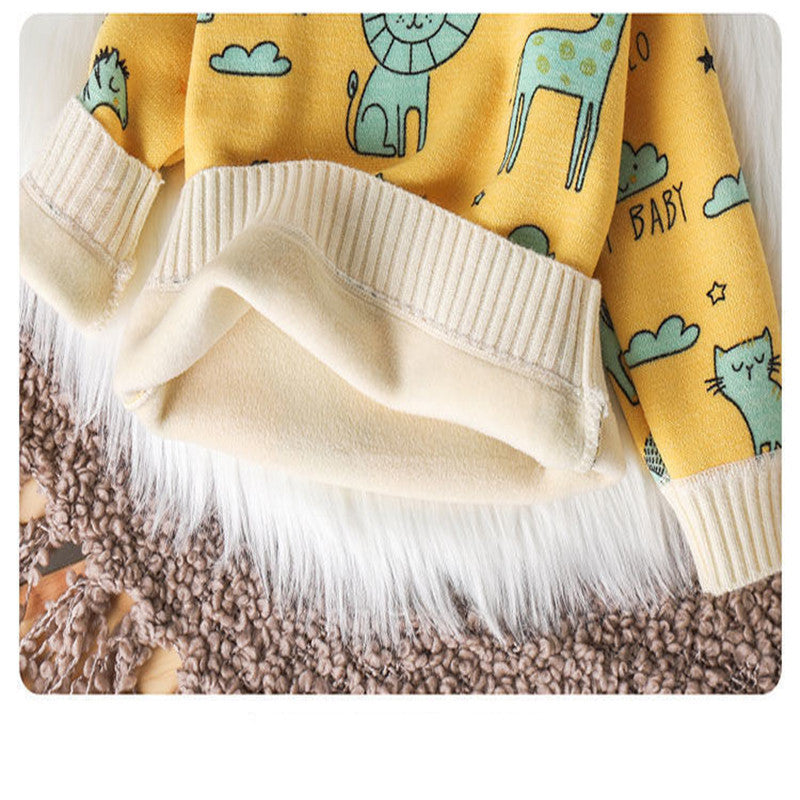 Pull bébé et fille en cachemire automne-hiver