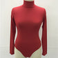 Combinaison slim à manches longues et col haut pour femme, 12 couleurs, la plus vendue, pour l'hiver 
