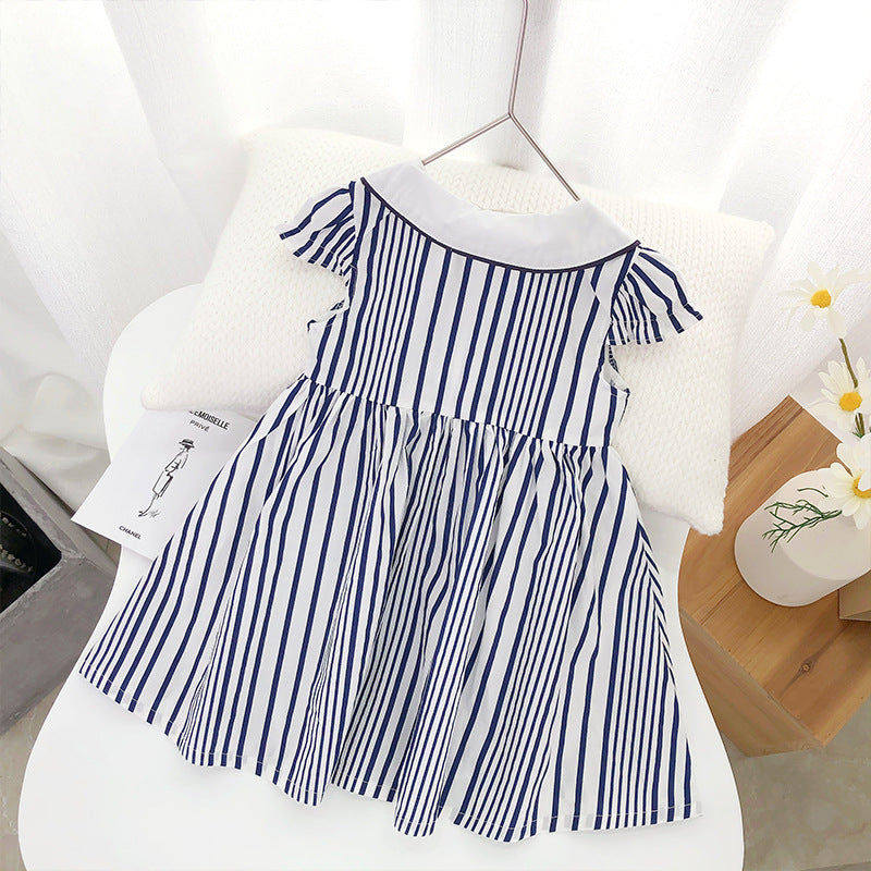 Robe rayée pour enfant