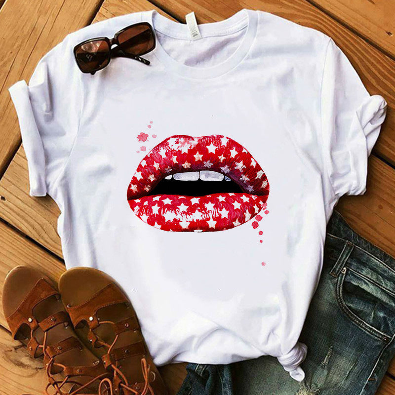 T-shirt pour femmes européennes et américaines