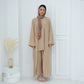 Women's Turkish Solid Color Three-piece Set Suit