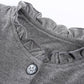 Tong Ruffle Collar Small Jacket Spring And Autumn Foreign Style Baby Infant Splicing Cardigan Top