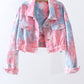 Women's short denim jacket