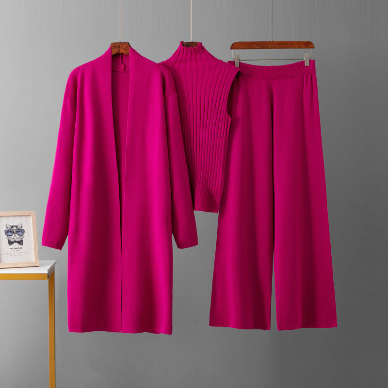 European And American Style Exotic Solid Color Casual Suit Women