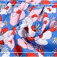 Knitted floral girl dress