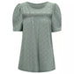 Women's Fashion Ruffled Short Sleeves T-shirt