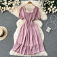 French-style Vintage Platycodon Fairy Dress New Gentle Summer Design