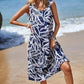 Women's Summer Loose Short Sleeves Printed Dress
