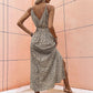 Women's Summer Dress Printed Sling Casual Vacation Style Long Dress
