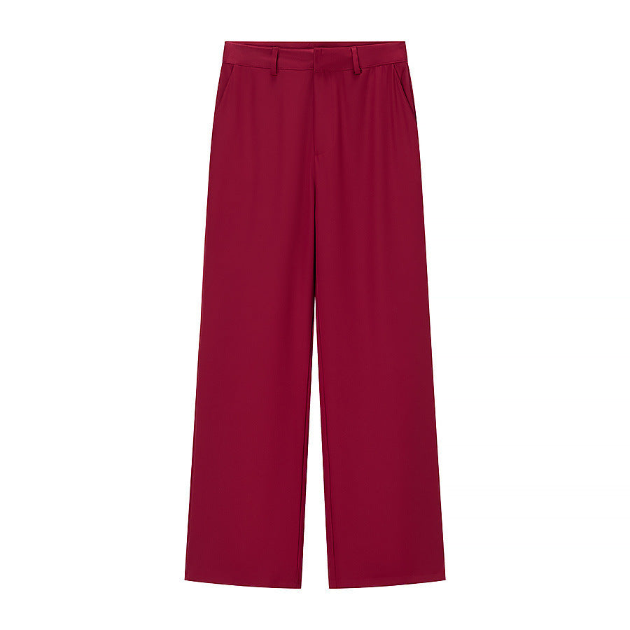 European And American Fashion Minimalist Irregular Vest Casual Trousers Suit