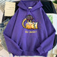 Pull à capuche à motif de personnalité créative