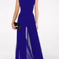 Women's Stitching One-piece Slim-fit Round Neck Sleeveless Solid Color Jumpsuit