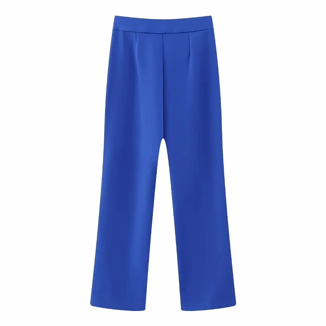 Robe de costume style français pour femme avec ceinture, petite veste, pantalon décontracté