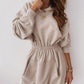 Long tunic hoodie