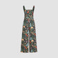 Cross-border Floral Print Button Wide Leg Jumpsuit Sale In Stock