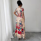Positioned Print Dress Womens Summer Slimming Suit-Like