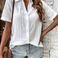 Women's Fashion Casual Button Front Corner Collar Shirt