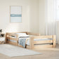 solid wood bed without mattress, pine wood