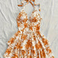 New SpringSummer European And American-style Camisole Top And Audrey Hepburn-inspired Designer Floral Dress
