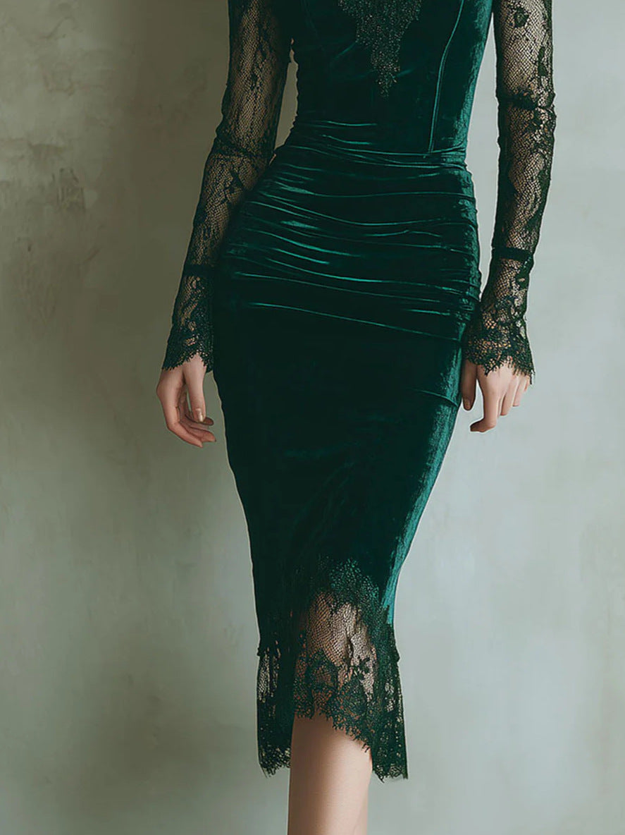 A Slimming, Figure-flattering Dress That Sculpts A Slender Silhouette