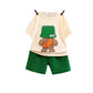 Boys' Suit Short Sleeve T-shirt Casual Sports Shorts