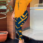 Two-piece Fashion Printed Trousers Suit