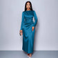 Womens Solid-Color Satin Fashionable And Elegant Dress