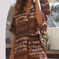 Casual Shirt Short Sleeve Cardigan Printed Home Two-piece Set