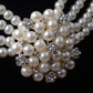 TL060 bridal chain, luxury pearl, flower necklace, earring set, wedding accessories