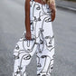 Color Matching Halloween Pattern Sleeveless Casual Jumpsuit