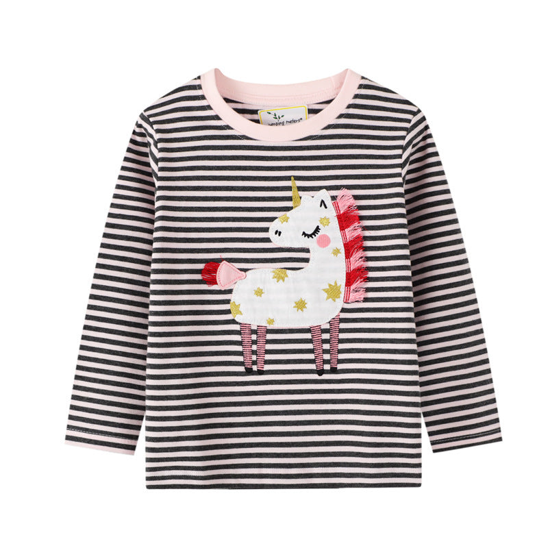 Korean Version Of Spring Girl's Base Long Sleeve
