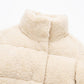 New Fashion Casual Stand Collar Long Sleeve Brushed Warm Cotton Suit Women