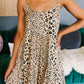 Polka Dot Slim Fit A- Line Slip Dress