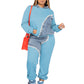 Fashion Casual Sweater Ankle-tied Long Twinset Suit