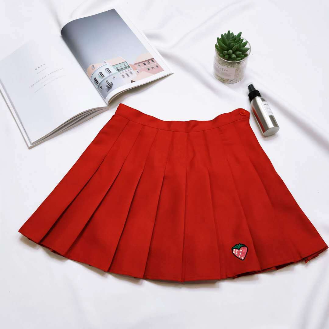 High waist A-line skirt