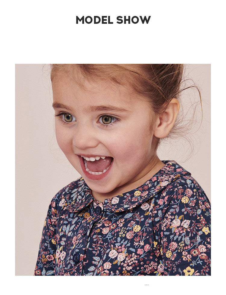 Jupe fleurie en tricot