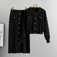 French Style High Sense Knitting Suit Women's Spring And Autumn New Sweet