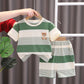 Ensemble short à manches courtes pour enfants avec dessin animé
