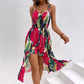 Printed Strap Holiday-Style Dress For Women