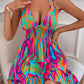 selling Floral-print Strap Casual Dress