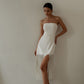 Robe tube sexy européenne et américaine à franges fendues