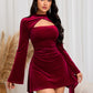Women's Fashionable And Elegant Long-sleeve Dress