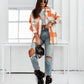 Women's Fashionable Color Plaid Shirt