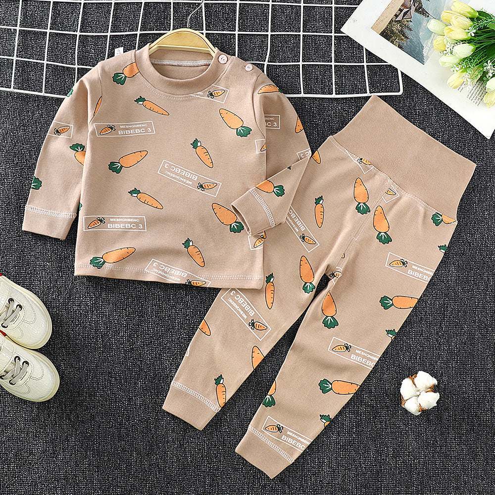 Toddler Boys And Girls Baby Autumn Clothes Long Trousers Home Service