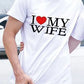 Couples hommes et femmes portant des manches courtes amples grande taille