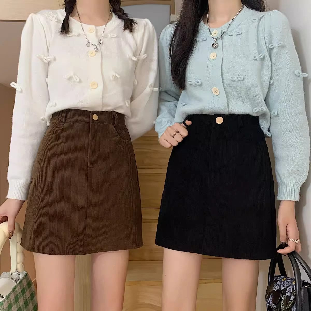 Popular High Waist Slimming Anti-emptied Hip Skirt