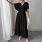 Elegant And Sophisticated V-neck Long Evening Gown