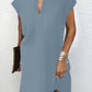 Women's Positioning Flower Crew-neck Batwing Sleeve Color-matching Dress
