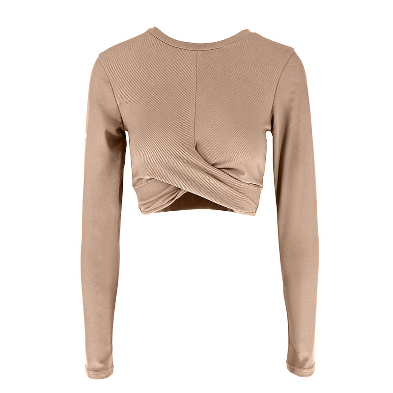 New Design Sense Slim Fit Slimming And Short Student Slim Fit Top