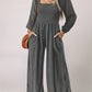Women's Fashion Wide Leg Trousers Simple Commute Style